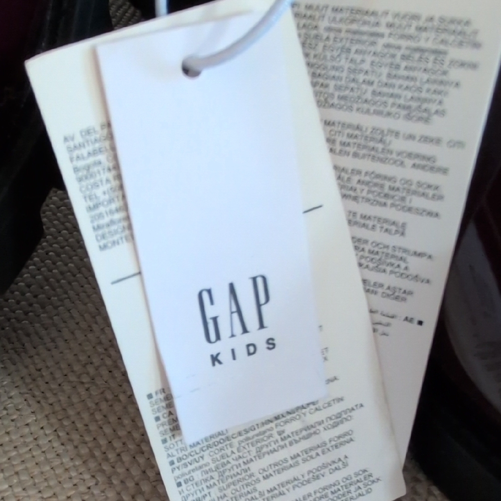 GAP Kids T-Strap Loafers - Burgundy Size 5 - Picture 13 of 13